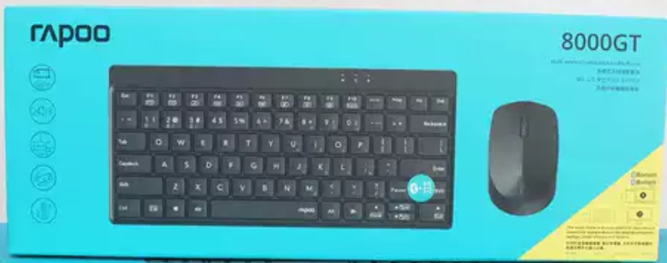 RAPOO - Bluetooth гар, мауз 8000GT
