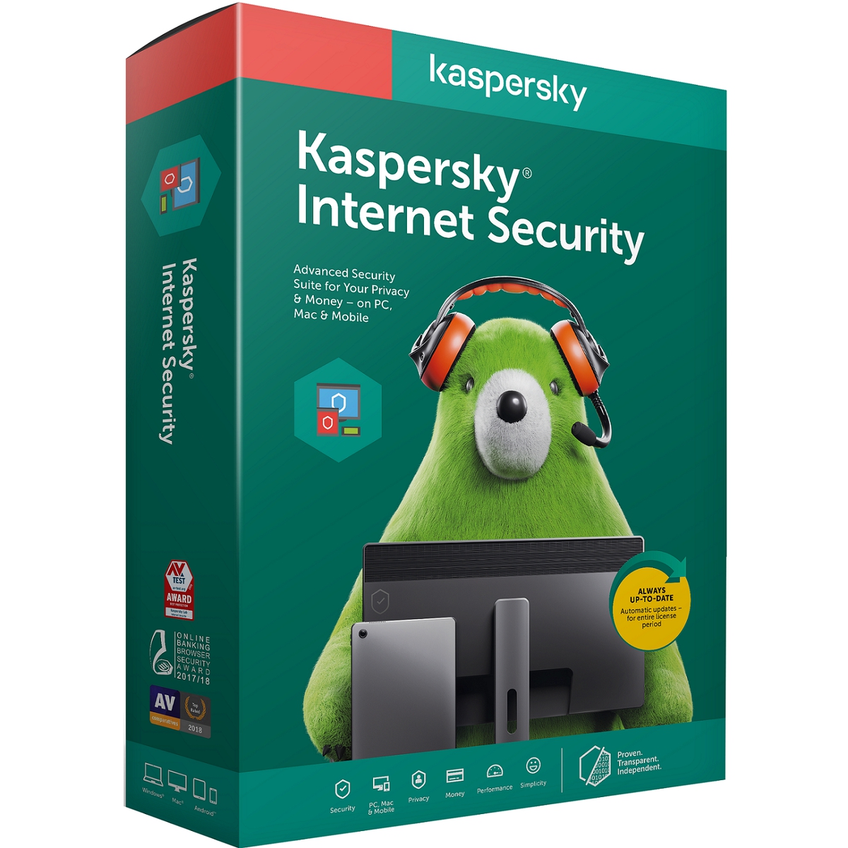 kaspersky internet security 2020-1year-2pc